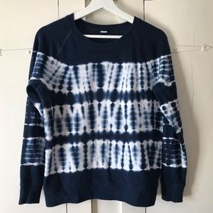 Shibori Indigo Tie Dye Sweatshirt XS